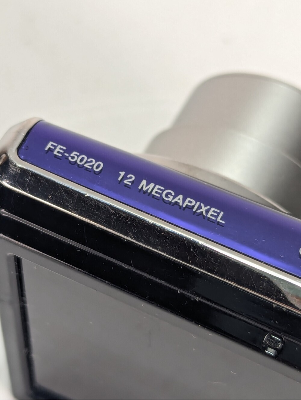 Olympus FE-5020 12MP Digital Camera Battery & Charger & Memory Card Purple - Picture 6 of 14